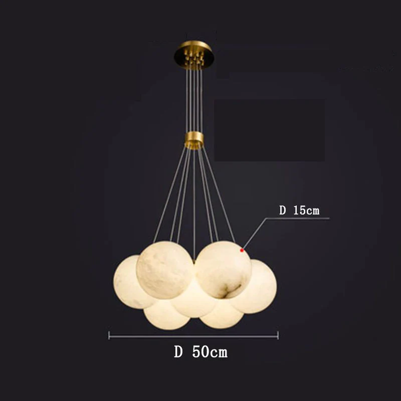 Mancy Alabaster Multi-lights Chandelier - Image 4