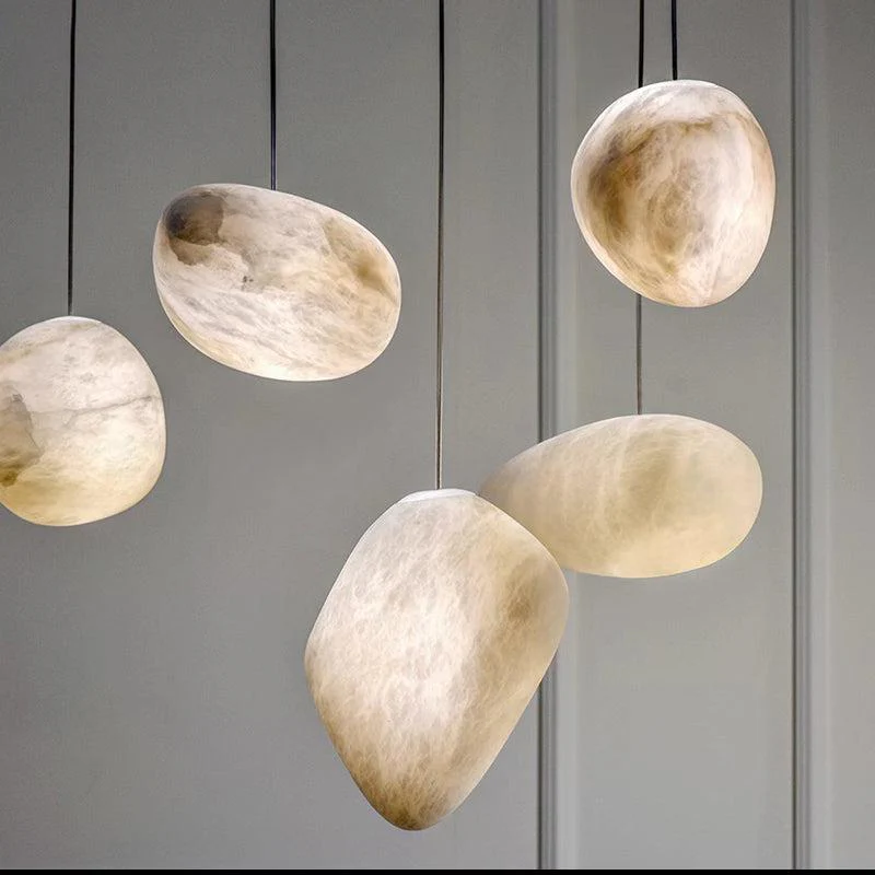 Alabaster Natural Stone Pendant light - Image 3