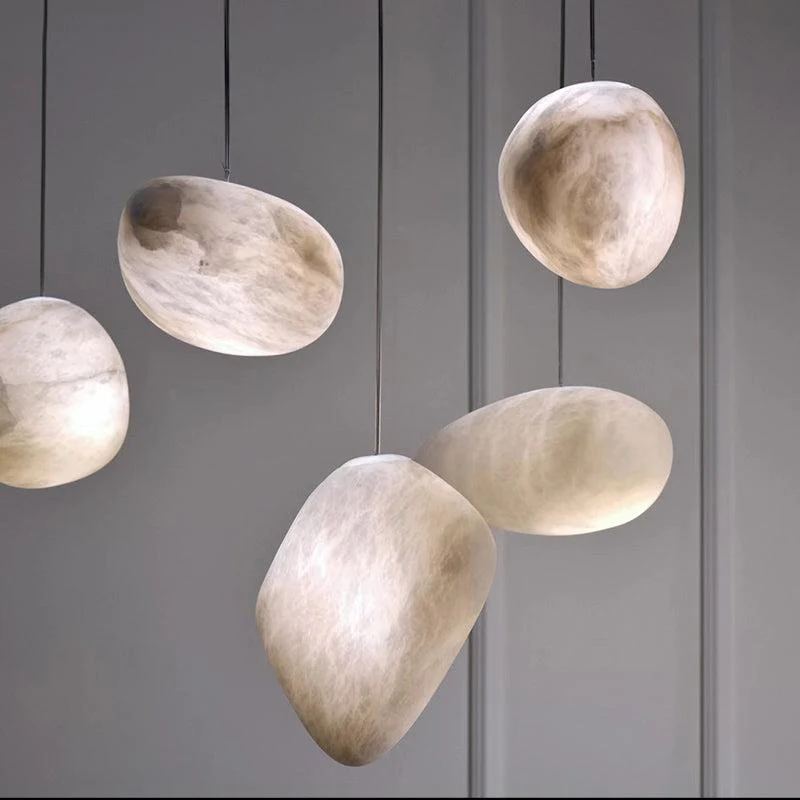 Alabaster Natural Stone Pendant light - Image 5