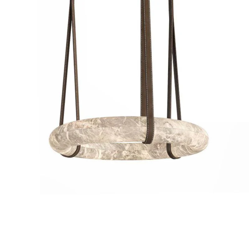 Glacera Alabaster Lorry Oslo Art Chandelier 8 Size - Image 3