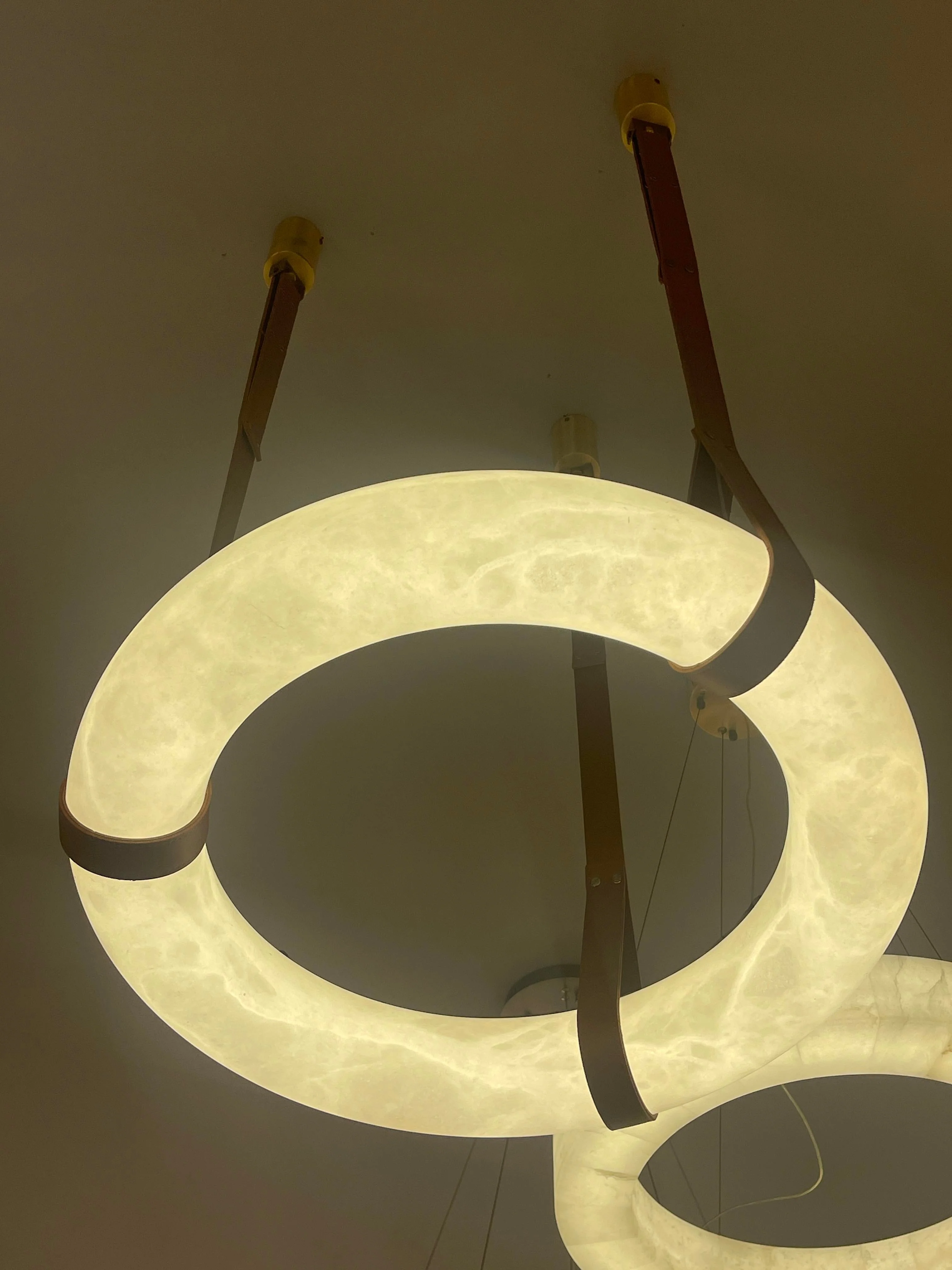 Glacera Alabaster Lorry Oslo Art Chandelier 8 Size - Image 9