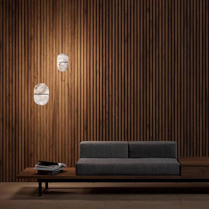 Alabaster Oval Pendant Light, Beautiful Modern Pendant Light - Image 4