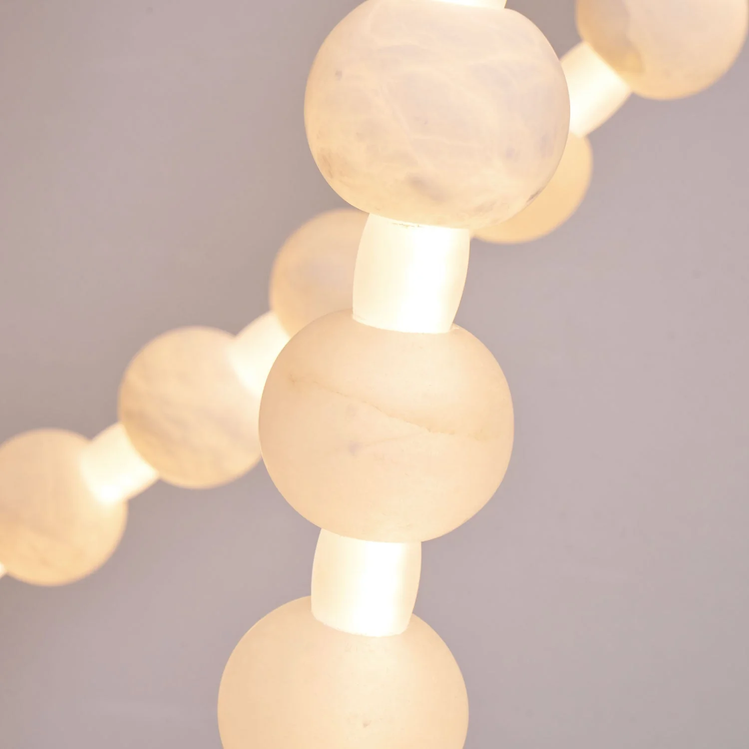Alabaster Pearl Necklace Chandelier - Image 26