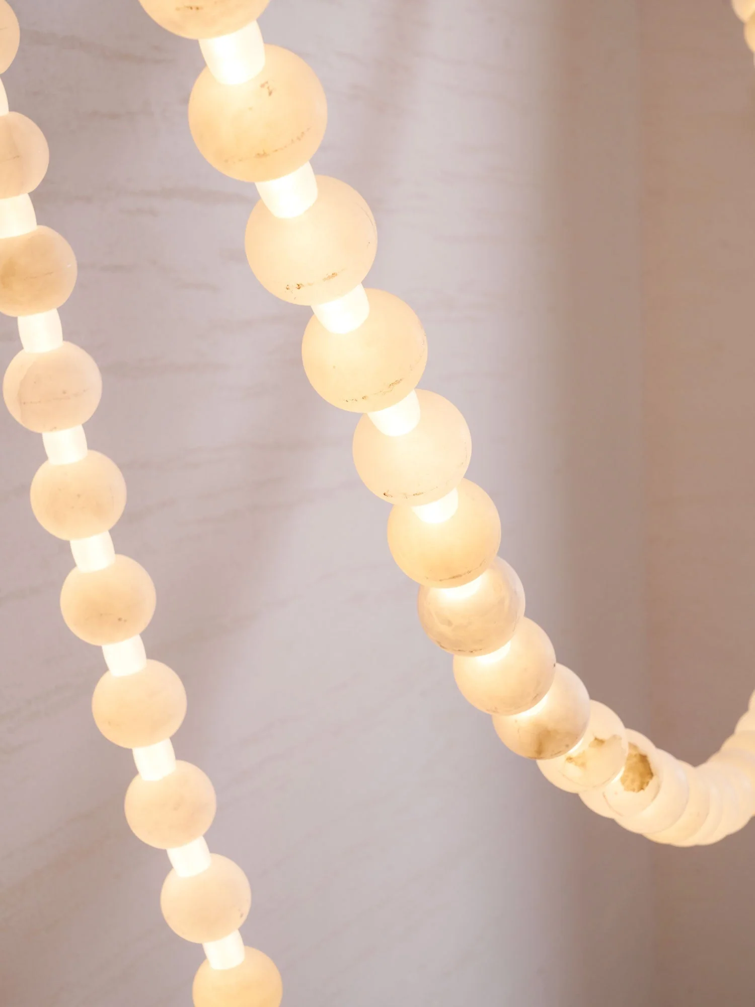 Alabaster Pearl Necklace Chandelier - Image 29