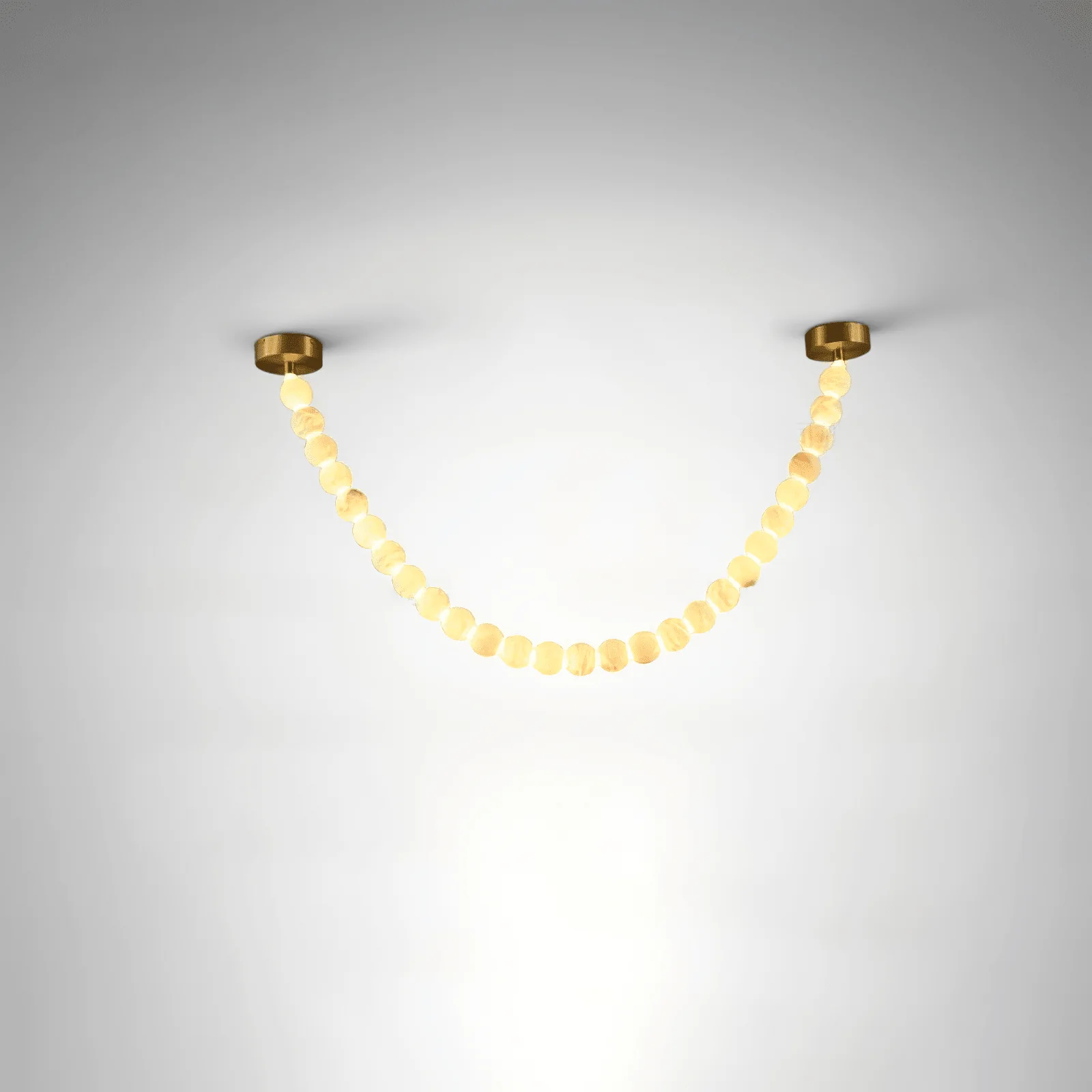 Alabaster Pearl Necklace Chandelier - Image 41