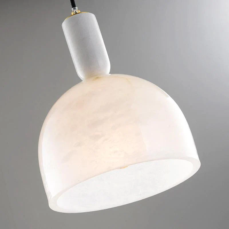 Alabaster Simple Bedside Pendant Light - Image 4