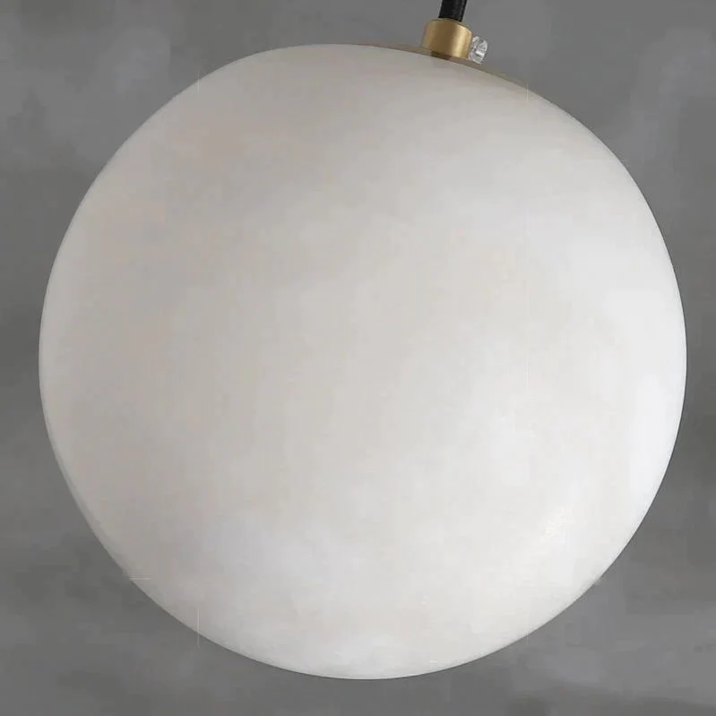Alabaster Sphere Pendant Light, Modern Pendant Light - Image 5