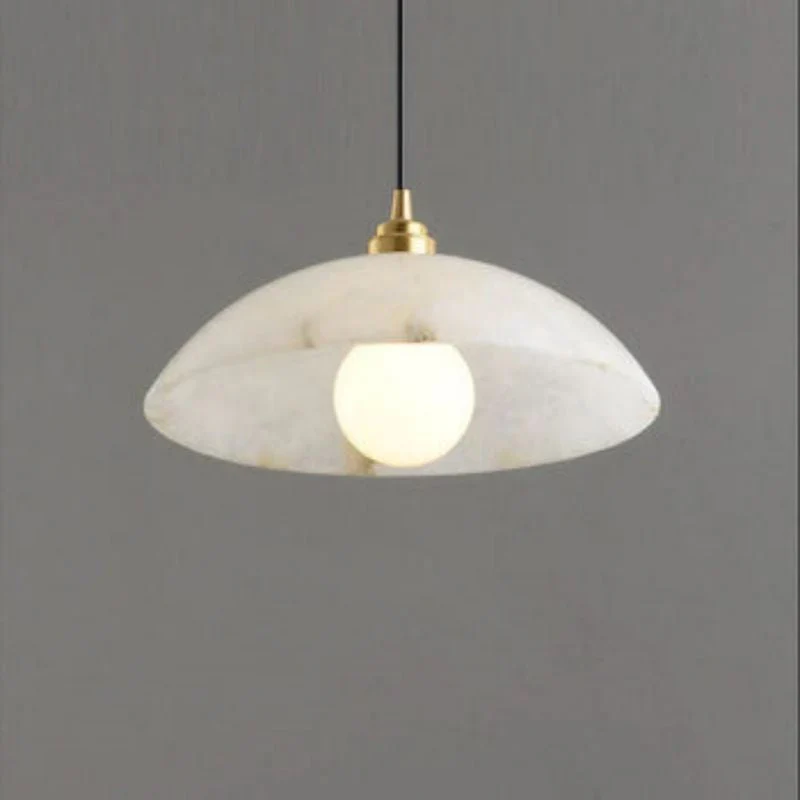 Alabaster Umbrella Pendant - Image 3