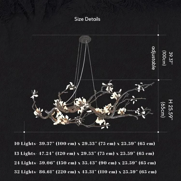 Alba Tree Branch Chandelier - Image 12