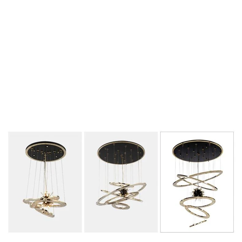 Aleron Crystal Ring Sputnik Chandelier - Image 11