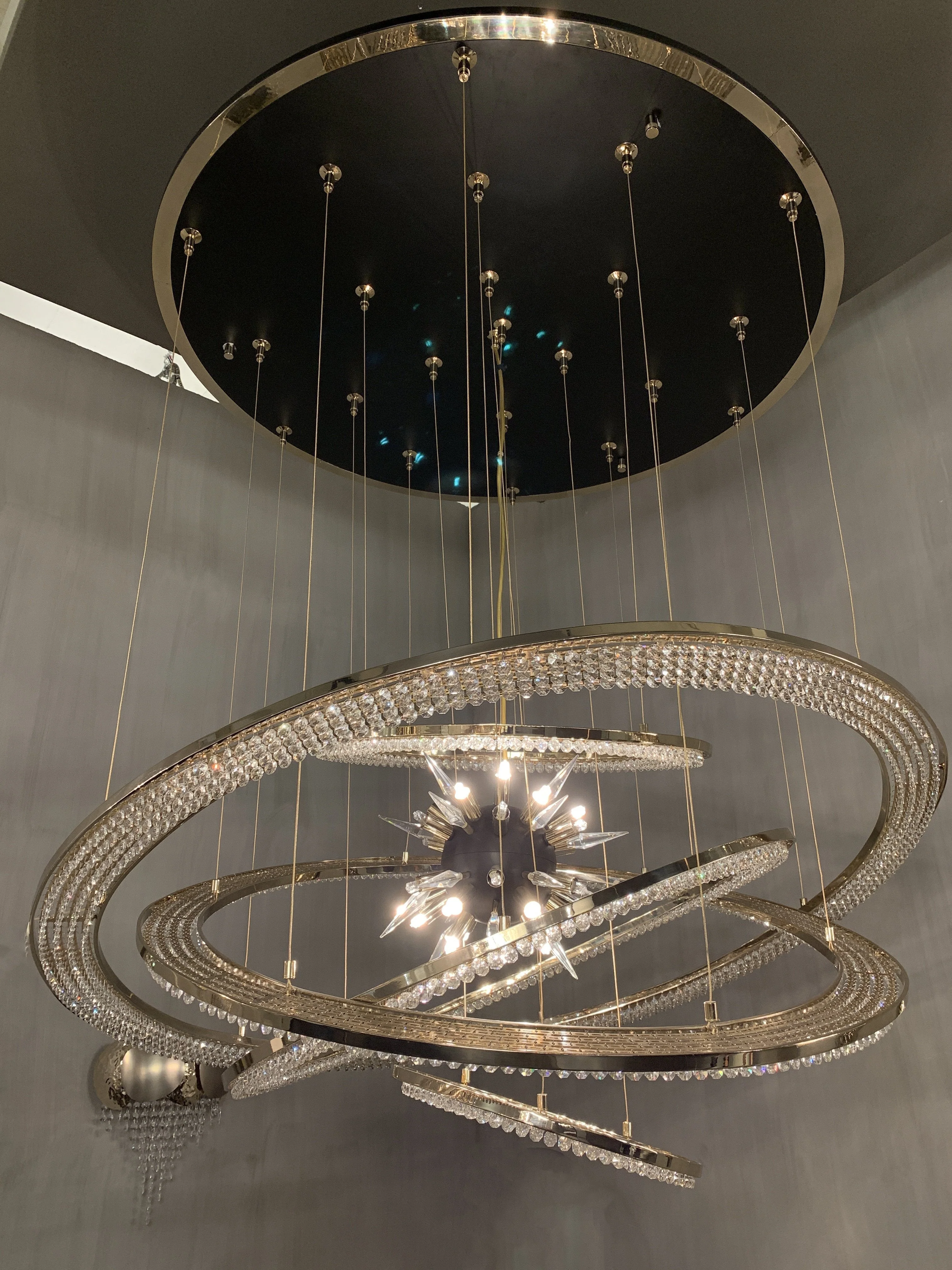 Aleron Crystal Ring Sputnik Chandelier - Image 8