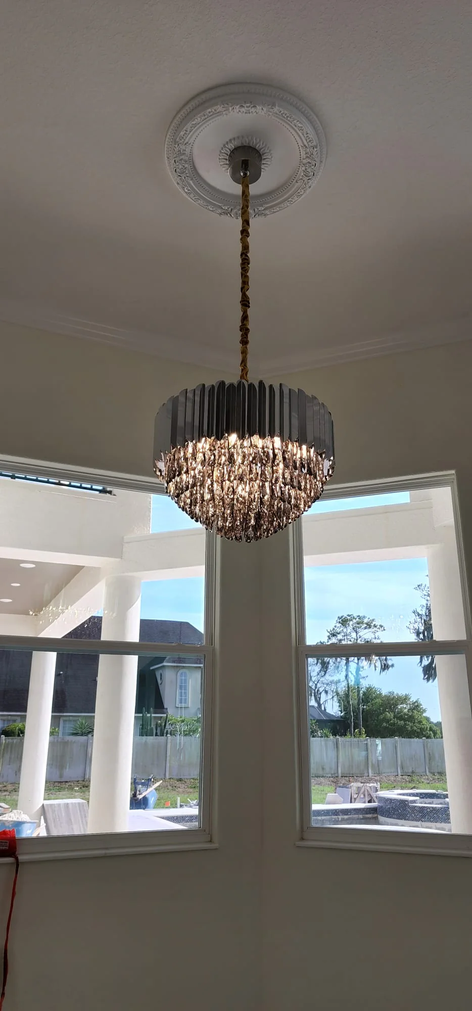 Walter Tiered Round Crystal Chandelier - Image 2