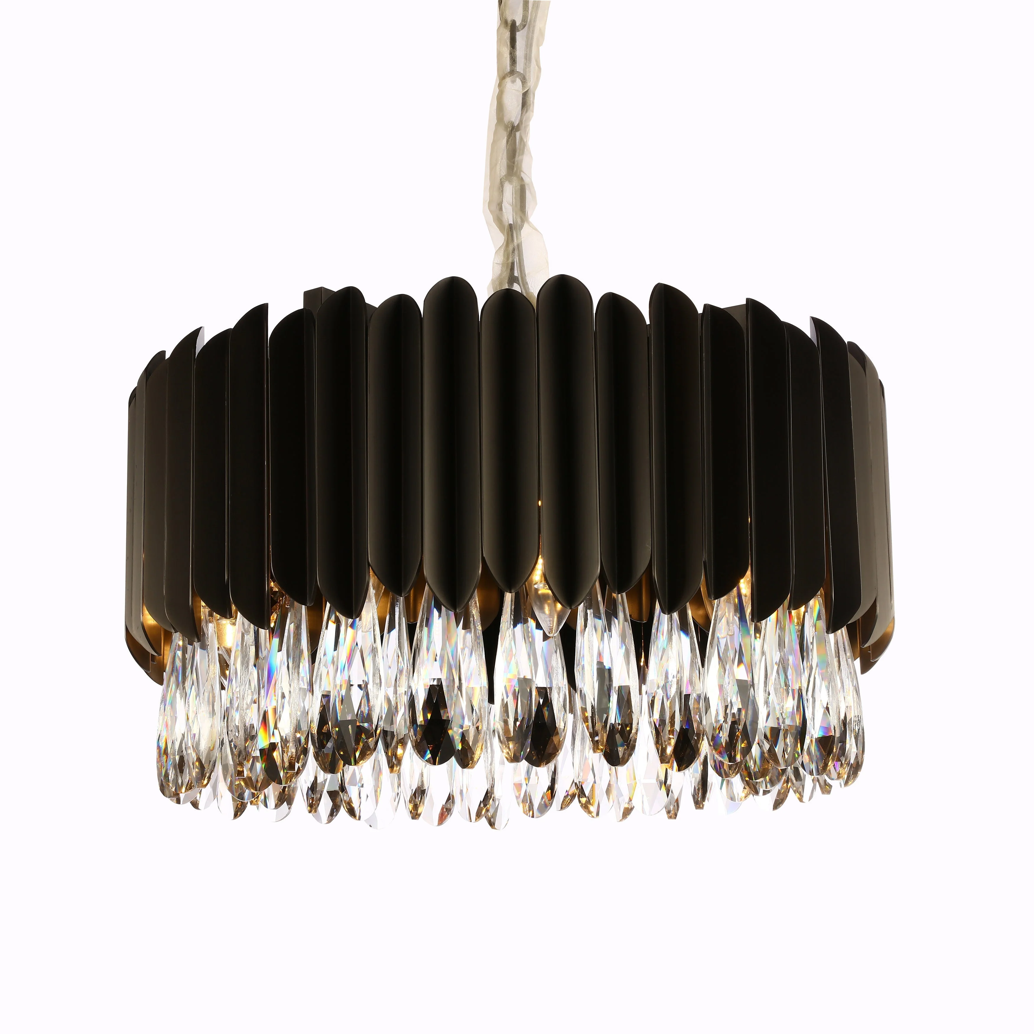 Walter Tiered Round Crystal Chandelier - Image 7