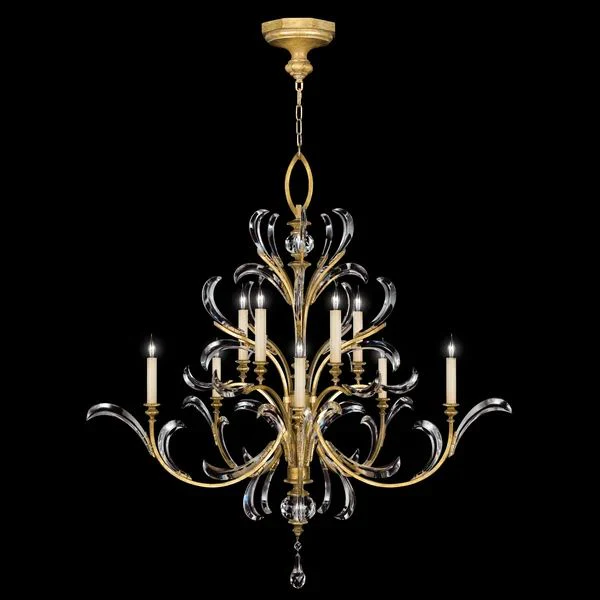 Alice Candle Round 2-Tier Chandelier 56" - Image 5