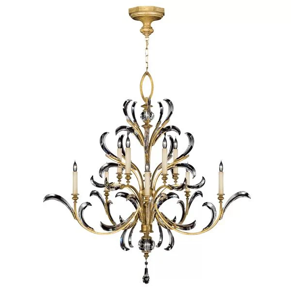 Alice Candle Round 2-Tier Chandelier 56" - Image 7