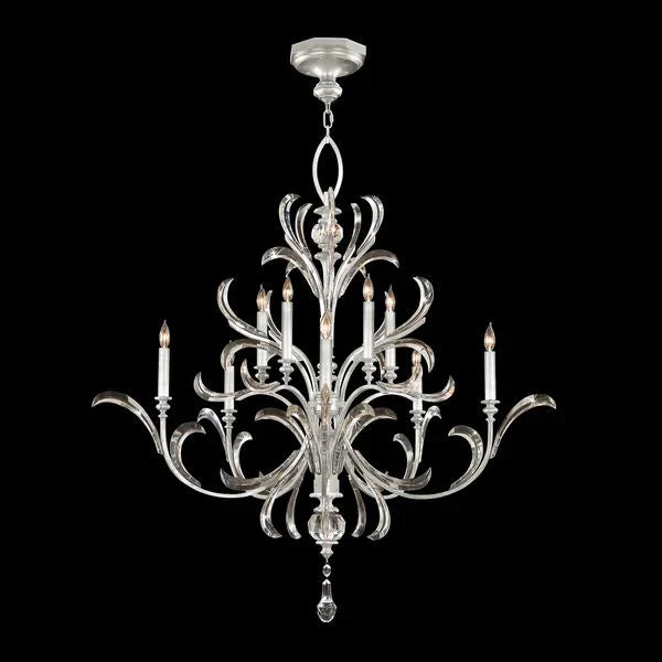 Alice Candle Round 2-Tier Chandelier 56" - Image 8