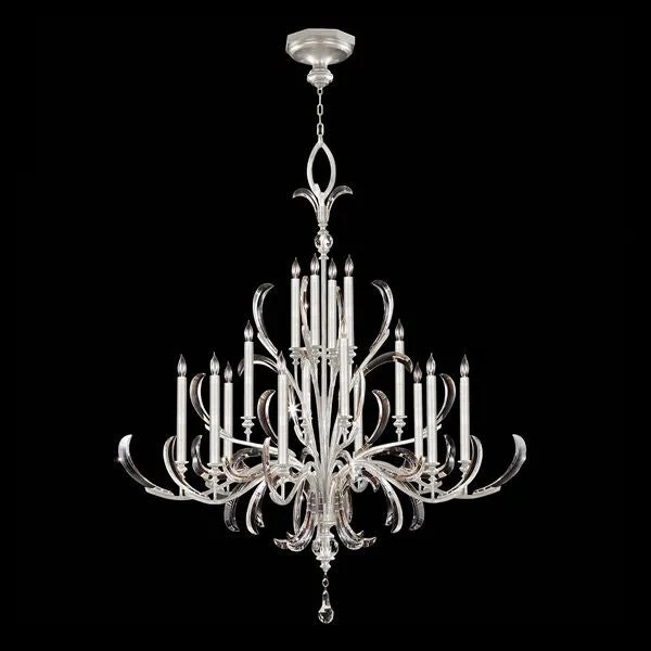 Alice Candle Round 3-Tier Chandelier 58" - Image 8