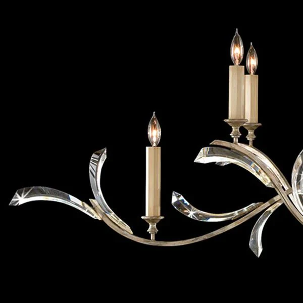 Alice Candle Oblong Chandelier 74" - Image 10