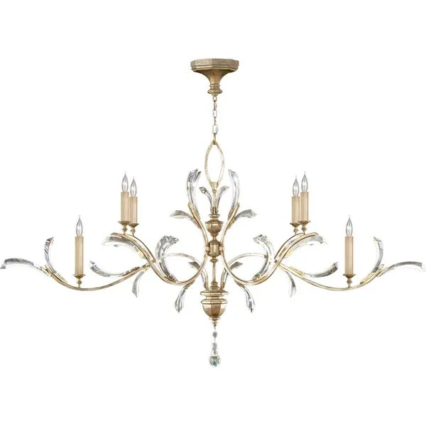 Alice Candle Oblong Chandelier 74" - Image 11