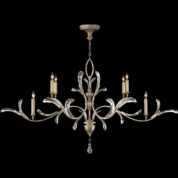 Alice Candle Oblong Chandelier 74" - Image 12
