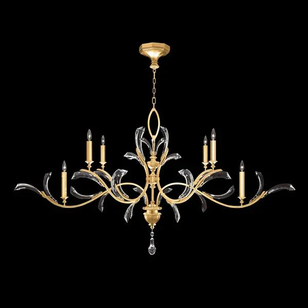 Alice Candle Oblong Chandelier 74" - Image 13