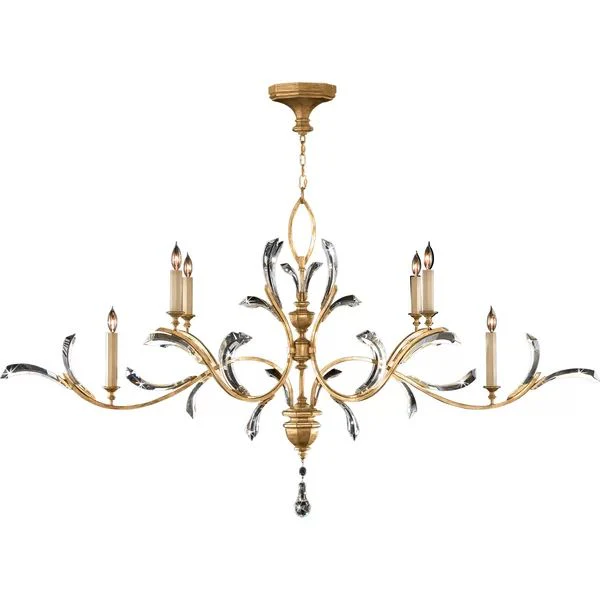 Alice Candle Oblong Chandelier 74" - Image 4