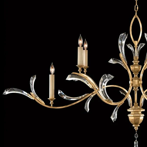 Alice Candle Oblong Chandelier 74" - Image 5