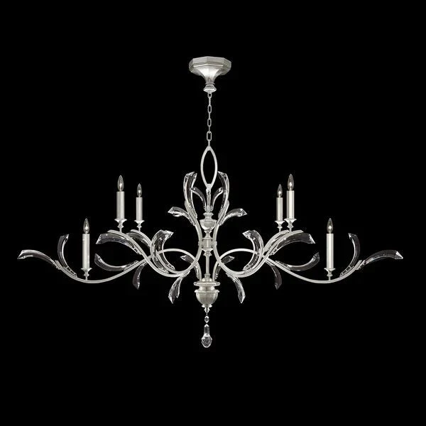 Alice Candle Oblong Chandelier 74" - Image 7