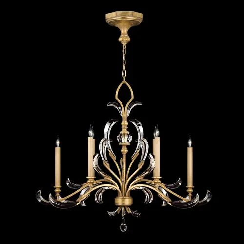 Alice Candle  Oblong Chandelier 44" - Image 2