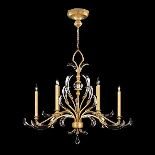 Alice Candle  Oblong Chandelier 44" - Image 4