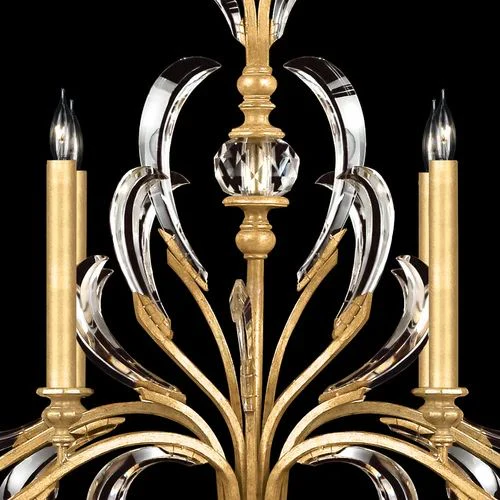 Alice Candle  Oblong Chandelier 44" - Image 6