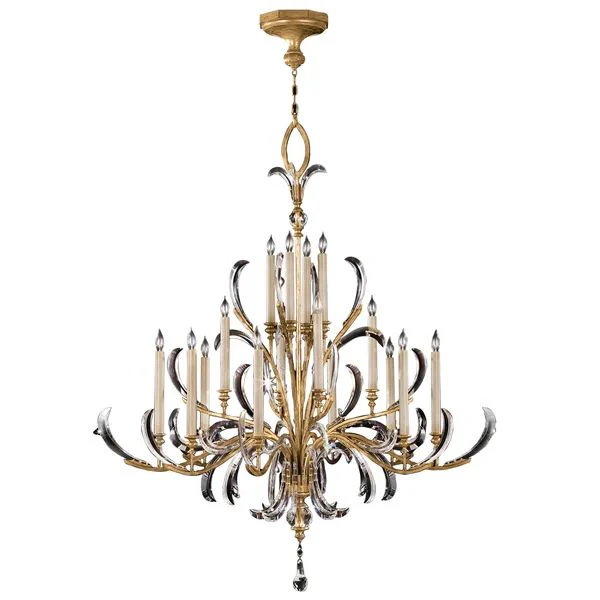 Alice Candle Arcs 2-Tier Chandelier 57" - Image 7