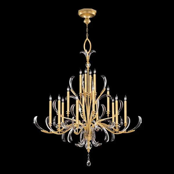 Alice Candle Arcs 2-Tier Chandelier 57" - Image 8