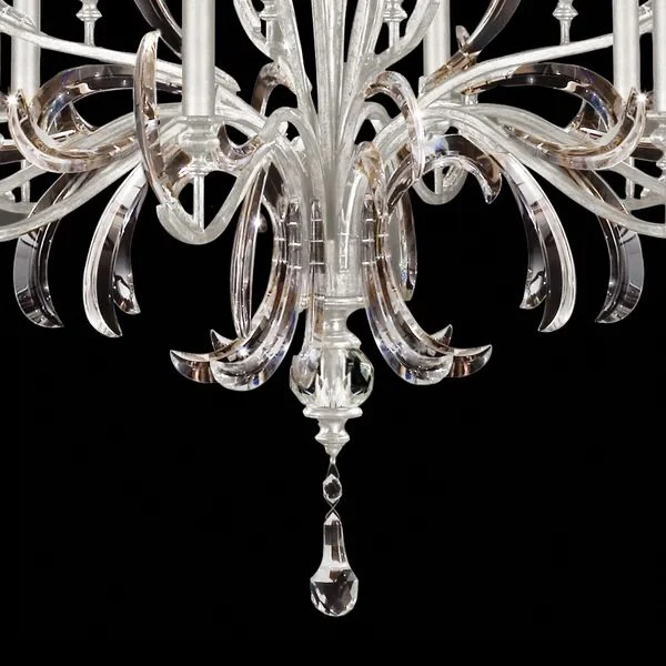 Alice Candle Arcs 2-Tier Chandelier 57" - Image 9