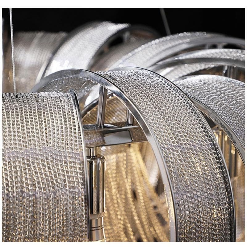 Alisa Luxury Aluminum Chain Tassel Chandelier - Image 6