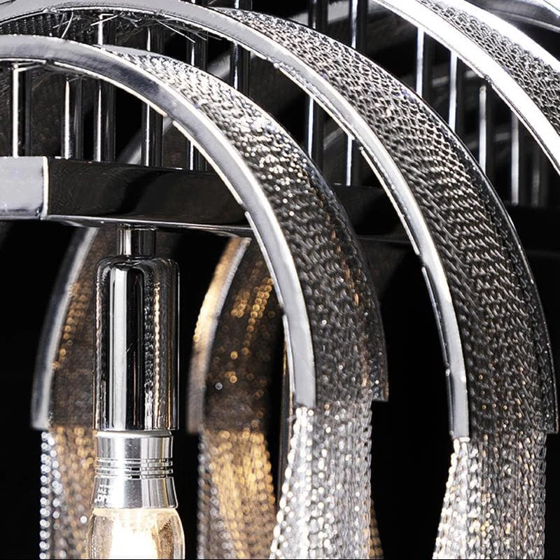 Alisa Luxury Hardware Aluminum Chain Tassel Floor Lamp - Image 5