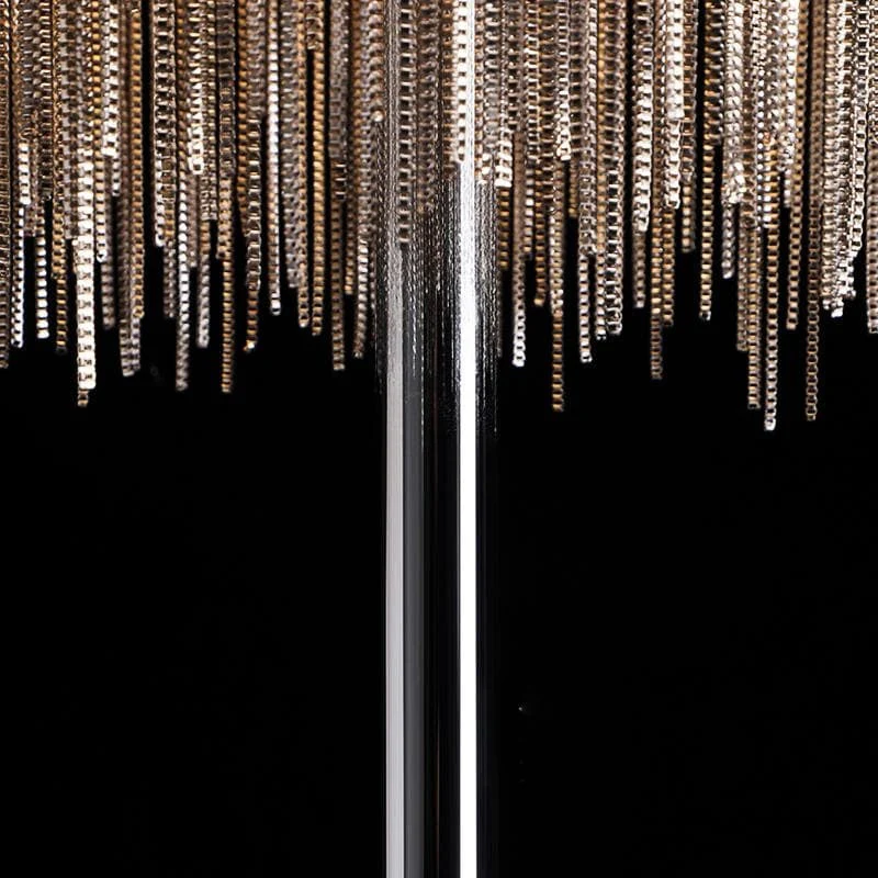Alisa Luxury Hardware Aluminum Chain Tassel Floor Lamp - Image 5