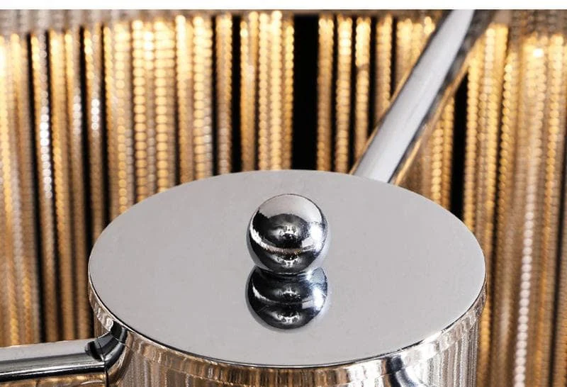 Alisa Luxury Hardware Aluminum Chain Tassel Floor Lamp - Image 8