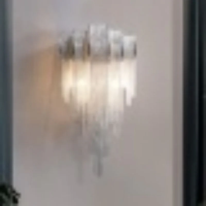 Alisa Luxury Plated Aluminum Chain Tassel Wall Sconce - Image 10