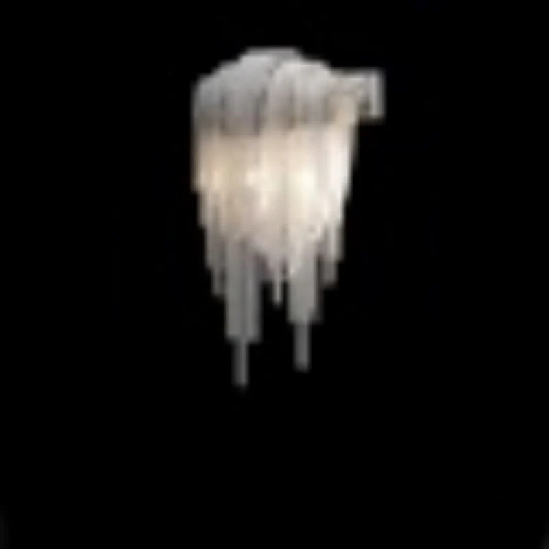 Alisa Luxury Plated Aluminum Chain Tassel Wall Sconce - Image 6