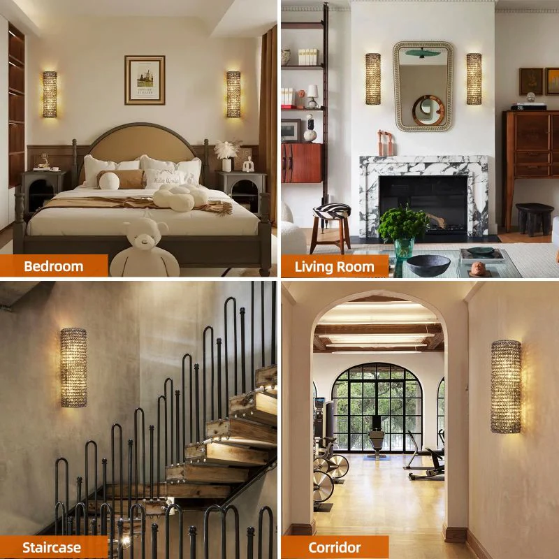 Alison Series Crystal Wall Sconce - Image 9
