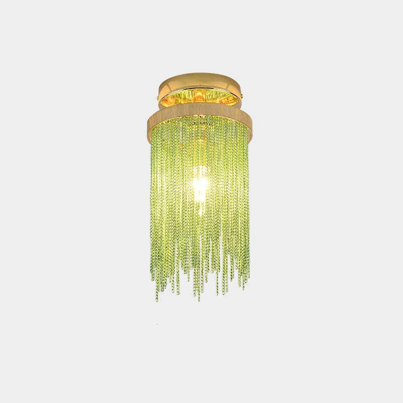 Aluminum Tassel Flushmount for House - Image 10