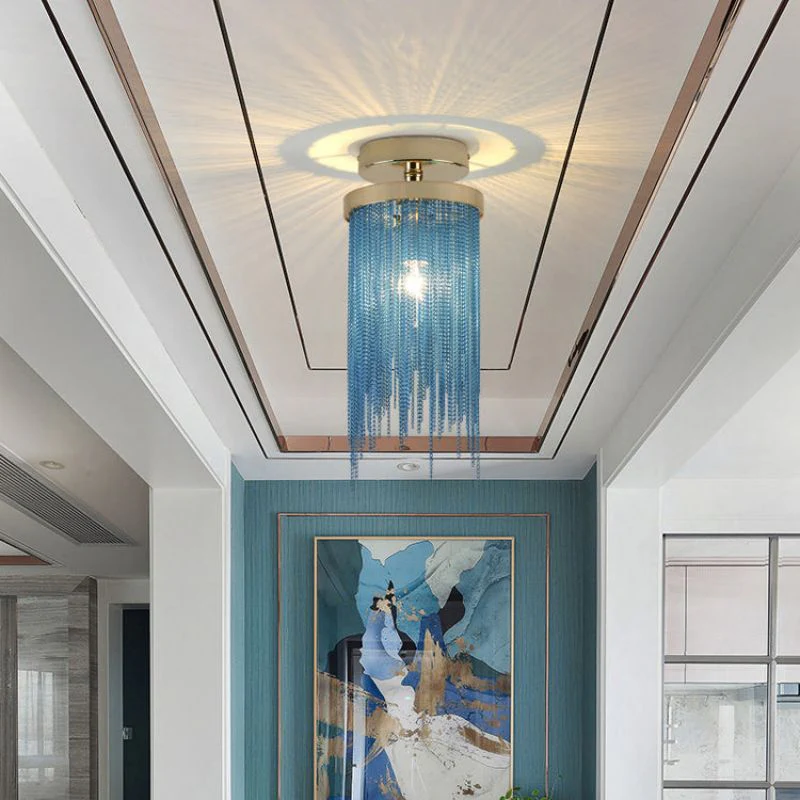 Aluminum Tassel Flushmount for House - Image 11