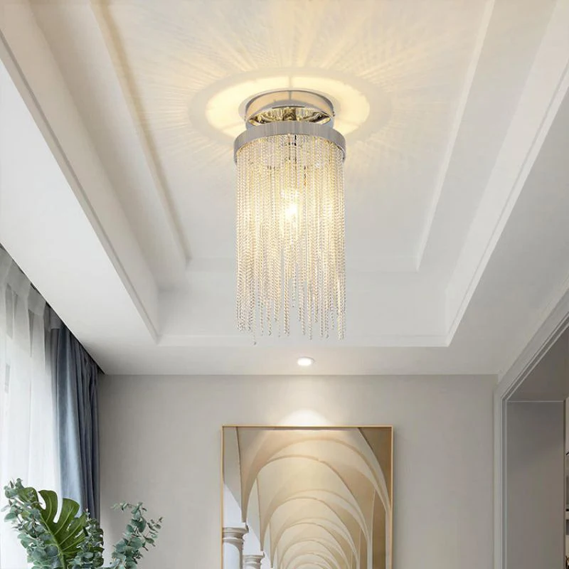 Aluminum Tassel Flushmount for House - Image 2
