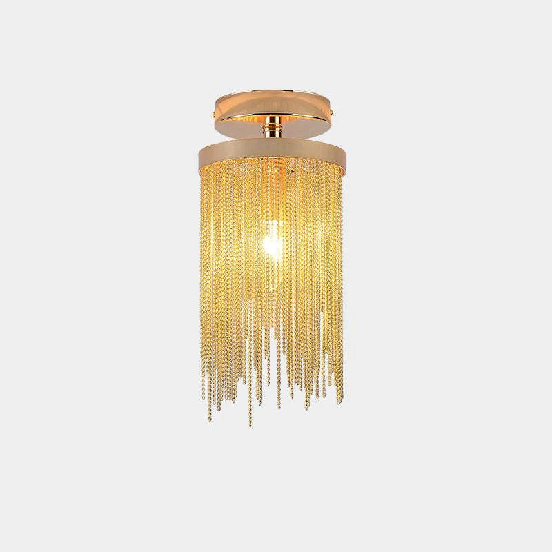 Aluminum Tassel Flushmount for House - Image 7