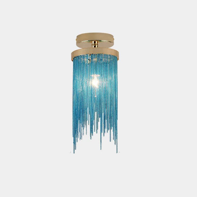 Aluminum Tassel Flushmount for House - Image 9