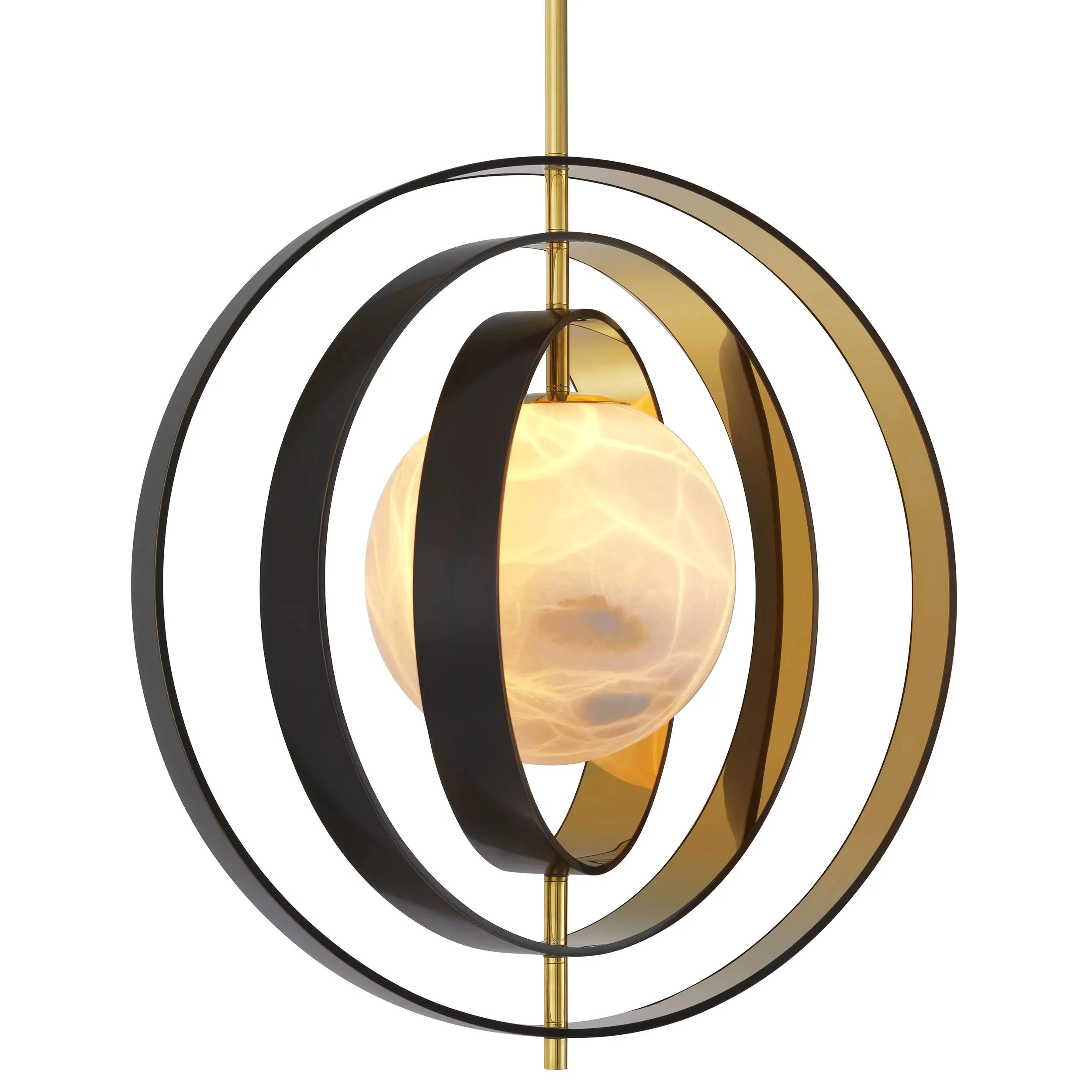 Ambrose Modern Alabaster Pendant Chandelier - Image 3
