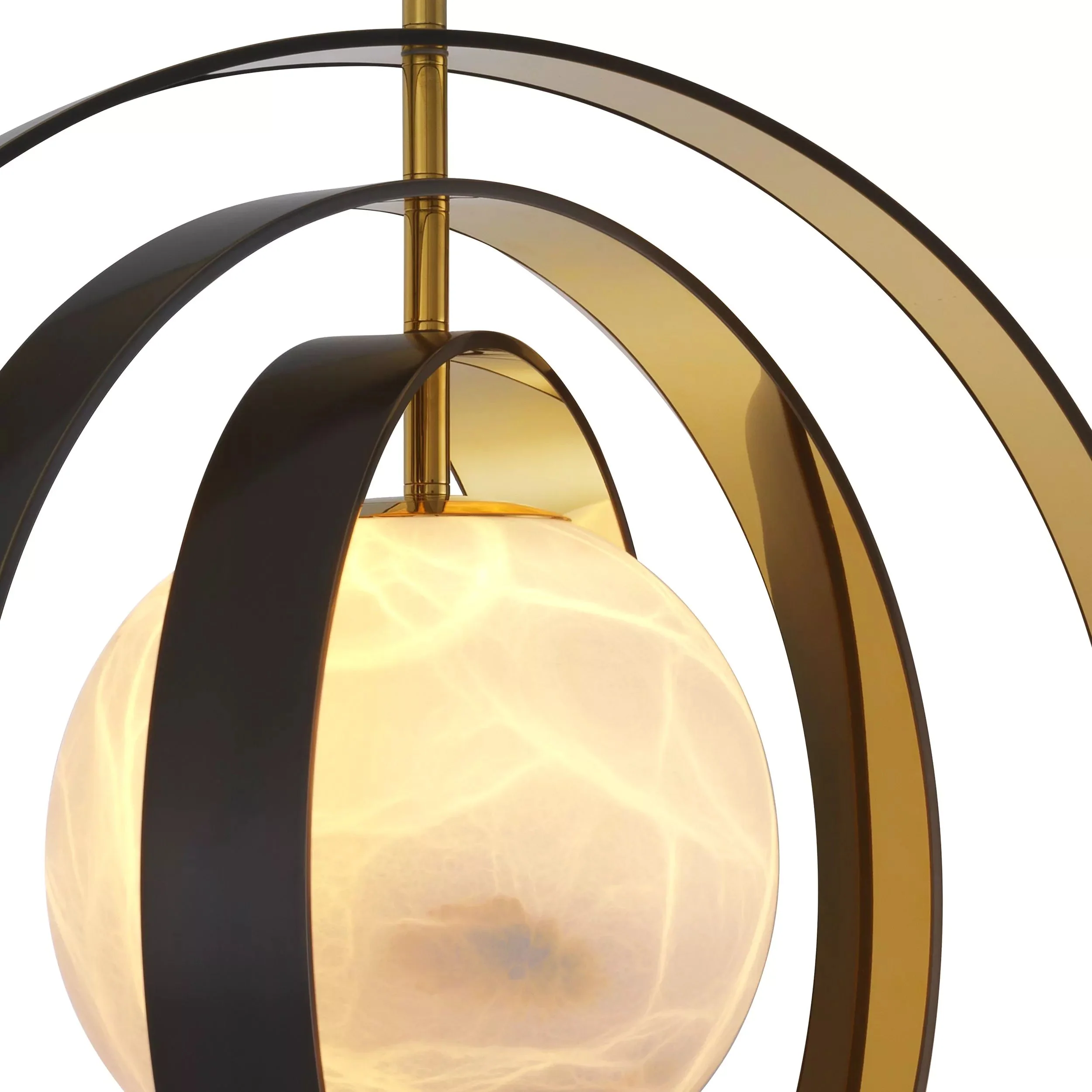 Ambrose Modern Alabaster Pendant Chandelier - Image 4
