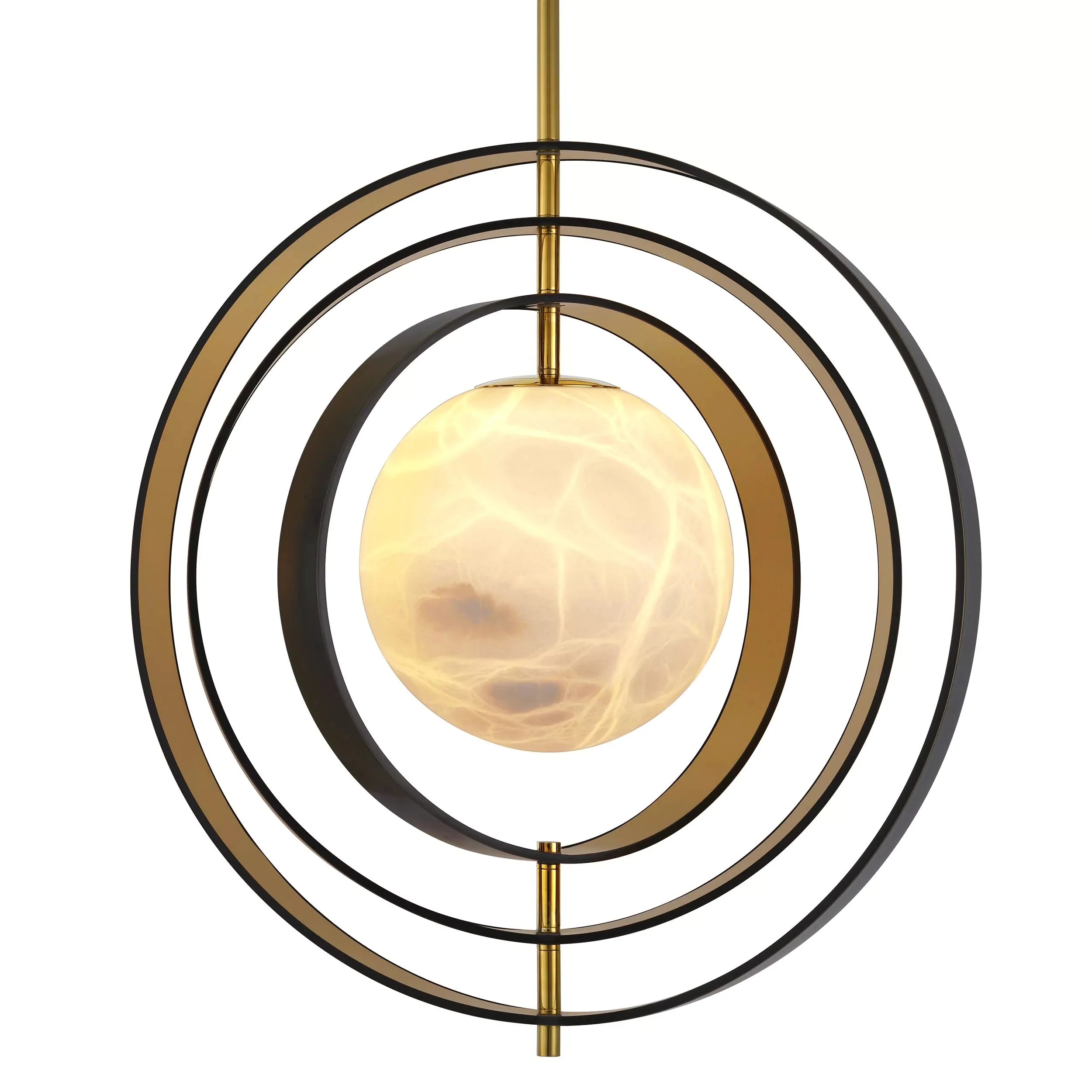 Ambrose Modern Alabaster Pendant Chandelier - Image 5
