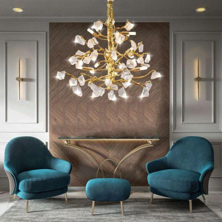Amos Glass Branch Chandelier - Image 4